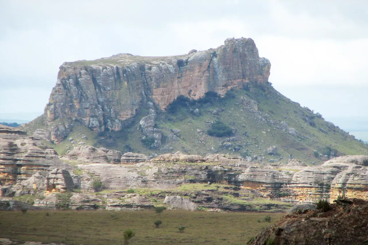 The sandstone massifs of Isalo