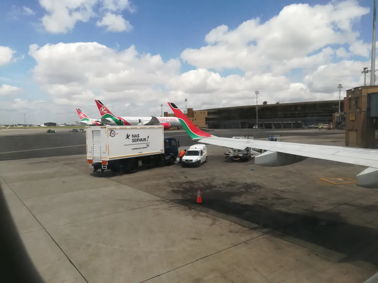 Aerei all’aeroporto internazionale di Nairobi